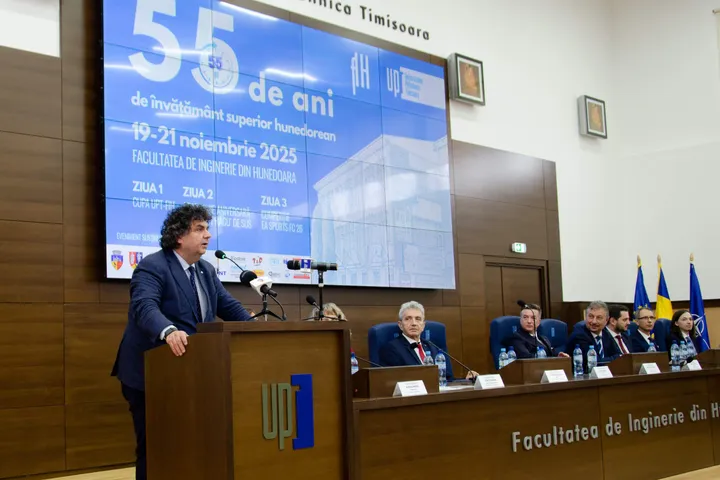 55 de ani de când Hunedoara a devenit oraș universitar, oferind generațiilor de tineri oportunitatea formării la cel mai înalt nivel în cadrul Universității Politehnica Timișoara